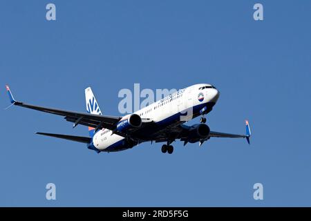 Aircraft SunExpress, Boeing 737-800, TC-SOE Stock Photo