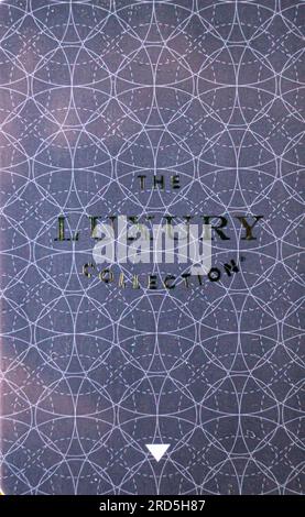 The Luxury collection hotel key card Stock Photo