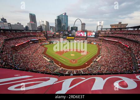 St. Louis, USA. 18th July, 2023. Miami Marlins staring pitcher Edward  Cabrera (47) throws to the plate during a MLB regular season game between  the Miami Marlins and St. Louis Cardinals, Tuesday