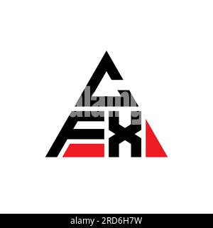 CFX triangle letter logo design with triangle shape. CFX triangle logo  design monogram. CFX triangle vector logo template with red color. CFX  triangul Stock Vector Image & Art - Alamy