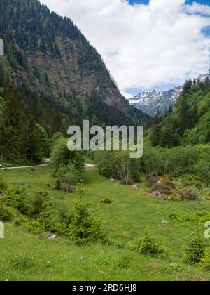 Beautiful view of the famous Rauris valley, Salzburg, Austria Stock Photo