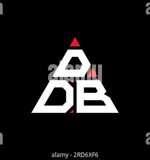 DDB triangle letter logo design with triangle shape. DDB triangle logo ...
