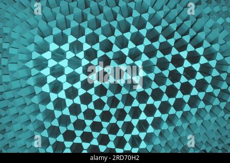 Abstract mesh background. 3D rendering. Stock Photo