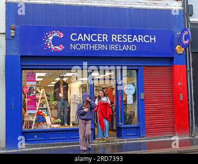 Cancer research Northern Ireland, 19 Ferryquay St, Londonderry, NI, UK,  BT48 6JB Stock Photo