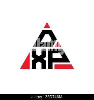 DXP letter logo design with polygon shape. DXP polygon and cube shape ...