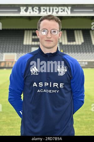 Eupen, Belgium. 19th July, 2023. Eupen's Physioterapy Martin Leruth poses for a portrait picture at the 2023-2024 season photoshoot of Belgian Jupiler Pro League team KAS Eupen, Wednesday 19 July 2023 in Eupen. BELGA PHOTO JOHN THYS Credit: Belga News Agency/Alamy Live News Stock Photo