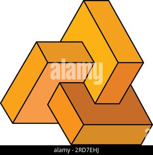 3D Geometric vector image. Scared Geometry Vector Design Elements. thin line geometric. isolated on white background. the world of geometry. Stock Vector