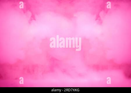 Pink cloudy texture. Pink smoke. Stock Photo