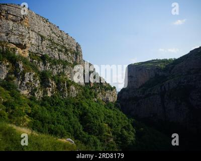 Stepanakert, Azerbaijan. 13th June, 2019. General view of Honut Canyon Natural Reserve in Shusha, Nagorno-Karabakh. The unrecognised yet de facto independent country in South Caucasus, Nagorno-Karabakh (also known as Artsakh) has been in the longest-running territorial dispute between Azerbaijan and Armenia in post-Soviet Eurasia since the collapse of Soviet Union. It is mainly populated by ethnic Armenians. (Credit Image: © Jasmine Leung/SOPA Images via ZUMA Press Wire) EDITORIAL USAGE ONLY! Not for Commercial USAGE! Stock Photo