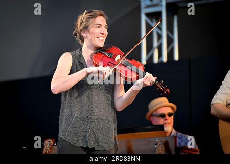 Vancouver Folk Music Festival, Jericho Park, Vancouver, British Columbia, Canada Stock Photo