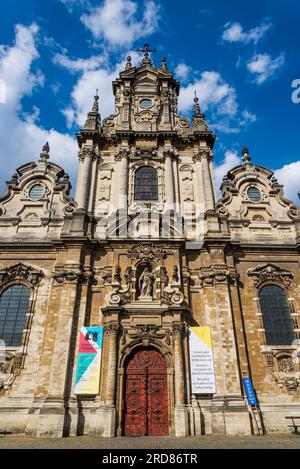 Saint John the Baptist at the Béguinage, Roman Catholic parish church built in the Flemish Baroque style in the 17th century, Brussels, Belgium Stock Photo