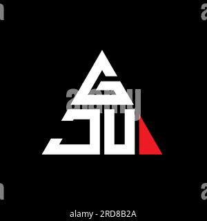 GJU logo. GJU letter. GJU letter logo design. Initials GJU logo linked ...