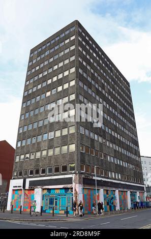 Fanum House in Belfast which was built in the 1960s by Ian Campbell Stock Photo