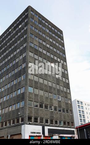 Fanum House in Belfast which was built in the 1960s by Ian Campbell Stock Photo