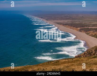 Point Reyes Surf North Beach surf, Point Reyes National Seashore, California Stock Photo ...
