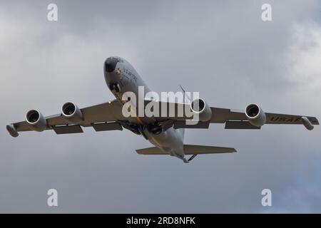 USAF KC-135R Stratotanker at the Royal International Air Tattoo 2023. Stock Photo