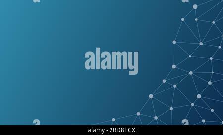 Abstract geometric background. Plexus mesh backdrop. Vector Stock Vector