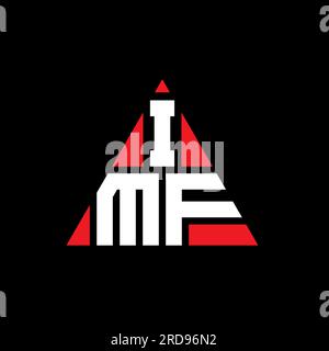 Imf Triangle IMF triangle letter logo design with triangle shape. IMF triangle logo ...