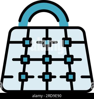 Solar panel installation icon outline vector. Home energy. Battery power color flat Stock Vector