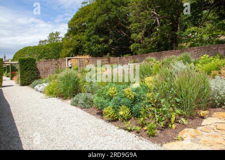 Colour Gardens at The Newt, near Bruton/Castle Cary Somerset Stock Photo