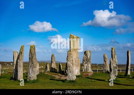 Callanish Stones - Ancient stones of the Scottish isles, Outer hebrides Stock Photo