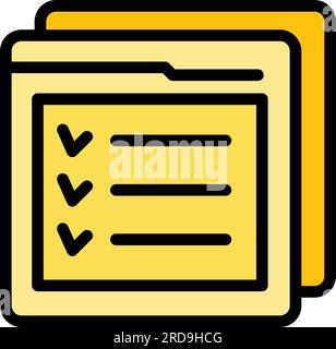 Free course platform icon outline vector. Digital education. Online learning color flat Stock Vector