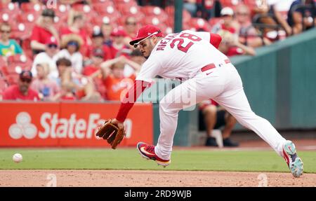 Miami Marlins' Yuli Gurriel celebrates the last out of the third