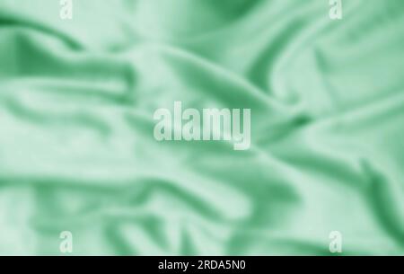 Illustration of Blurry Pastel Seafoam Green Silk Drapery Cloth Stock Photo
