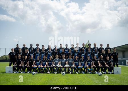 Club's team manager Michael Vijverman poses for a team picture, at the  2021-2022 photoshoot of Belgian Jupiler Pro League club Club Brugge,  Thursday 1 Stock Photo - Alamy