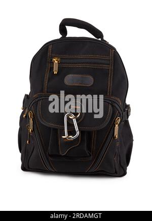 Big backpack for travel isolate on a white background Stock Photo
