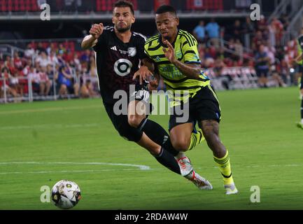 Washington, USA. 19th July, 2023. WASHINGTON, DC - JULY 19: during the 2023 MLS All-Star game between the MLS and Arsenal on July 19, 2023, at Audi Field, in Washington DC. (Photo by Tony Quinn/SipaUSA) Credit: Sipa USA/Alamy Live News Stock Photo