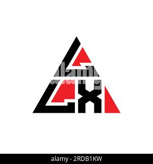 LLX triangle letter logo design with triangle shape. LLX triangle