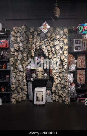 Inside the Halloween Adventure costume shop on Broadway in Greenwich Village,  Manhattan, New York City Stock Photo - Alamy