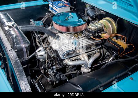 lowered Ford F100 classic American pick up truck Stock Photo - Alamy