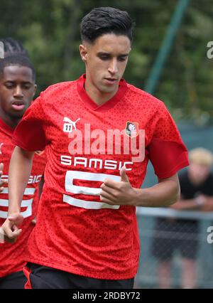 Mohamed Jaouab Of Stade Rennais During The Football Amical 2023 Between ...