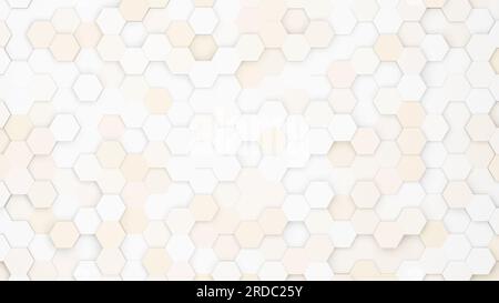 White and light gray hexagon pattern on white. Simple abstract modern ...