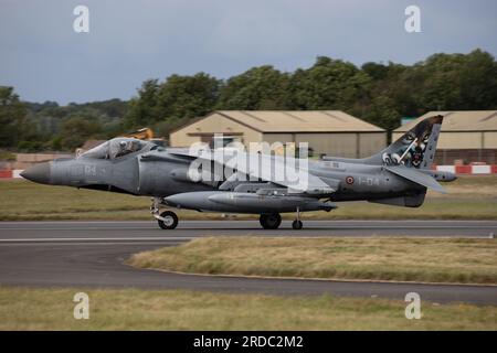 Italian Navy AV-8B+ Harrier II at the Royal International Air Tattoo 2023. Stock Photo