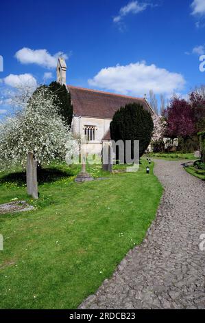 St Mary Magdalene church, Woodborough, Wiltshire, England. Stock Photo