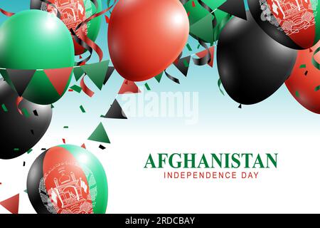 Afghanistan Independence Day background. Civic Historical. Vector illustration. Stock Photo