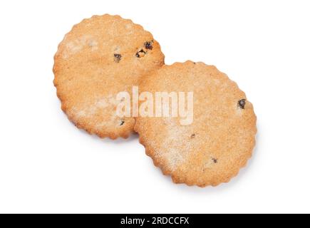 Studio shot of Easter style biscuit cut out against a white background - John Gollop Stock Photo