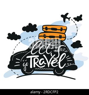 https://l450v.alamy.com/450v/2rdcfp2/lets-go-travel-hand-drawn-lettering-on-a-silhouette-of-a-vintage-car-good-for-motivational-poster-or-travel-agency-promotion-2rdcfp2.jpg