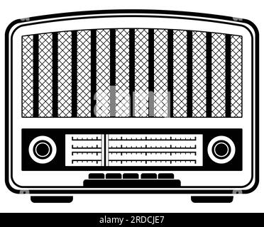 vintage radio clip art