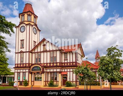 geography / travel, New Zealand, Bay of Plenty, Rotorua, ADDITIONAL-RIGHTS-CLEARANCE-INFO-NOT-AVAILABLE Stock Photo