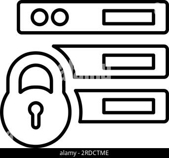 Personal Data icon. Gorgeous design suitable for web, print media, online design, commercial purposes, or any kind of design project. Stock Vector