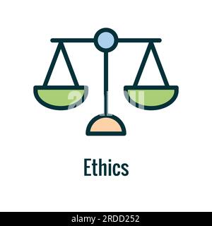 Company Analysis Factor Icon with Pestel Methods Stock Vector