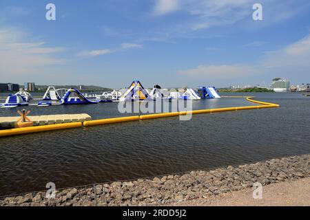 Cardiff Bay Aqua Park, Inflatable Water Park South Wales