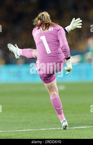Sydney, Australia. 20th July, 2023. Courtney BROSNAN of Ireland in action during the FIFA Women's World Cup 2023 between Australia and Ireland at Stadium Australia on July 20, 2023 in Sydney, Australia Credit: IOIO IMAGES/Alamy Live News Stock Photo
