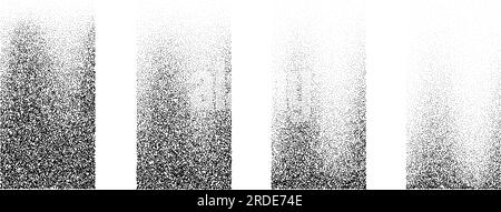 Shadow effects with grain, noise, and dot patterns. shade in black ...