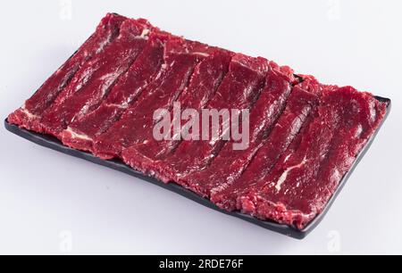 chaoshan,china,traditional hot pot combo, chuck flap tail,beef blade,beef tendon,eye meat core,beef brisket,chuck rib,beef knuckle,beef sirloin Stock Photo