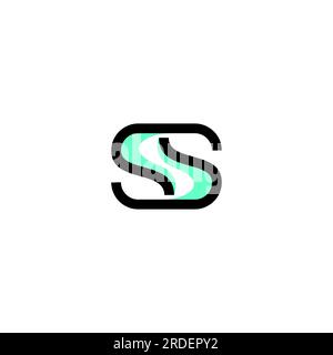 S Logo Modern Design. Letter S Line Logo Stock Vector
